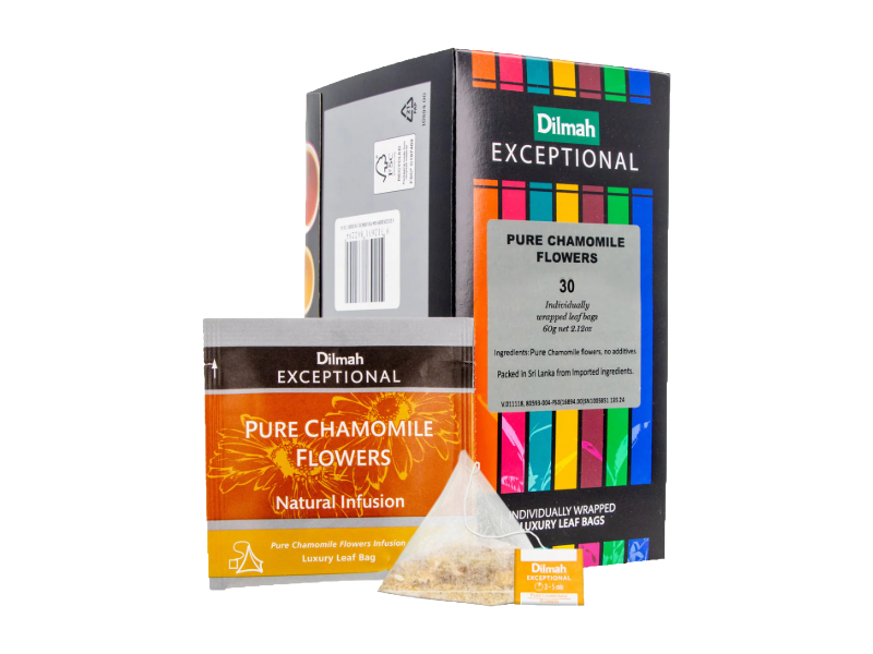 Dilmah Exceptional Pure Chamomile enveloped 30 tea bags