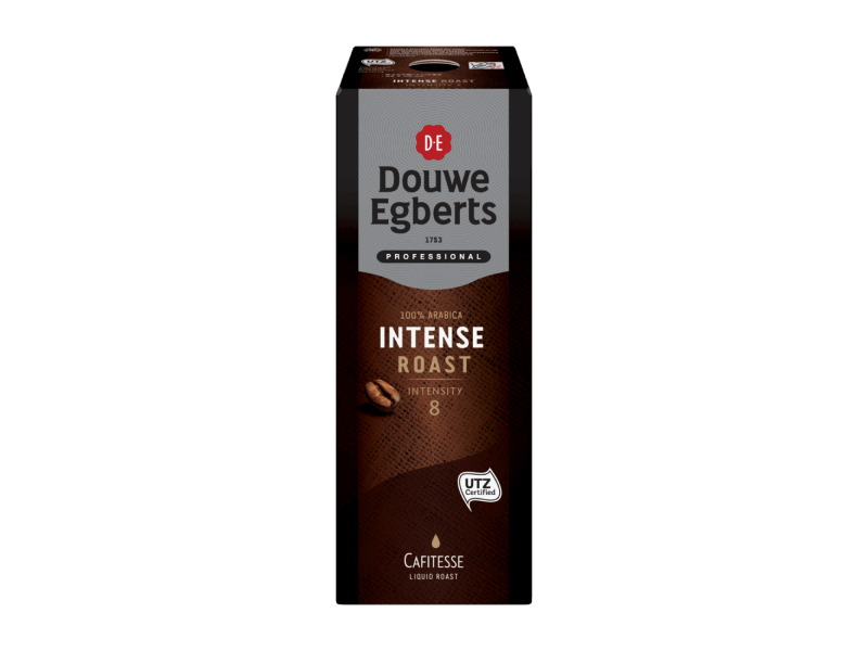 a pack of de intense roast cafitesse coffee