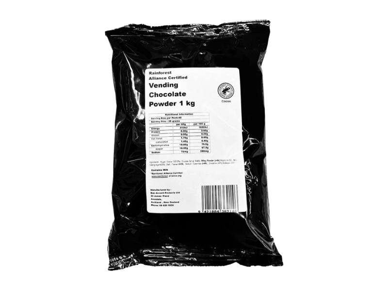 HOT CHOCOLATE RAINFOREST ALLIANCE VENDING 1KG