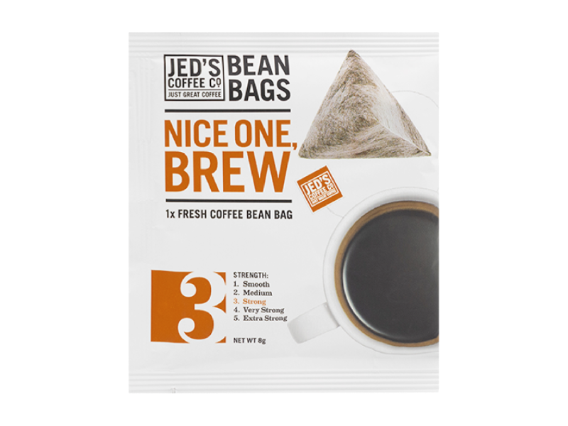 JED'S COFFEE CO. NO.3 BEAN BAGS X 100