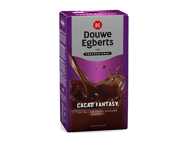 a pack of douwe egberts cacao fantasy liquid