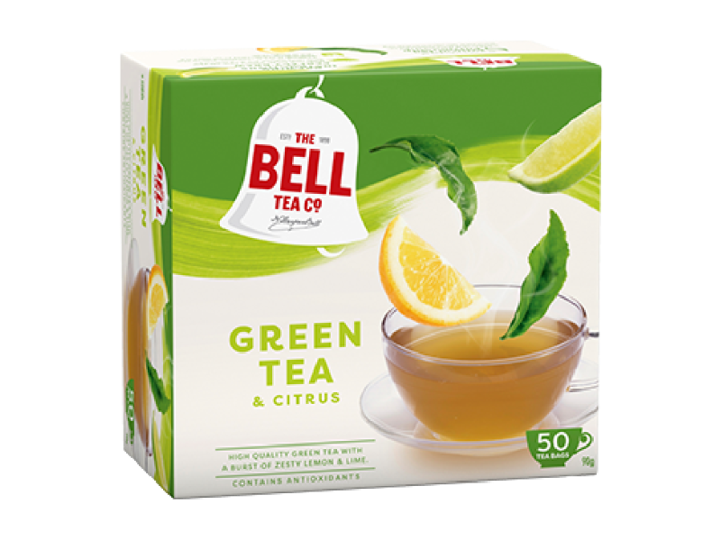 BELL GREEN TEA WITH CITRUS TEA 50 TEA BAGS