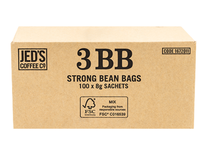 JED'S COFFEE CO. NO.3 BEAN BAGS X 100