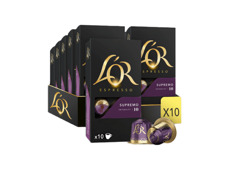 A pack of NCC capsules LOR Espresso Supremo 10pack
