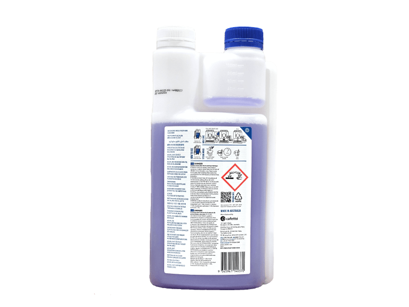 Cafetto Liquid Milk Frother Cleaner Blue 1L 1672742