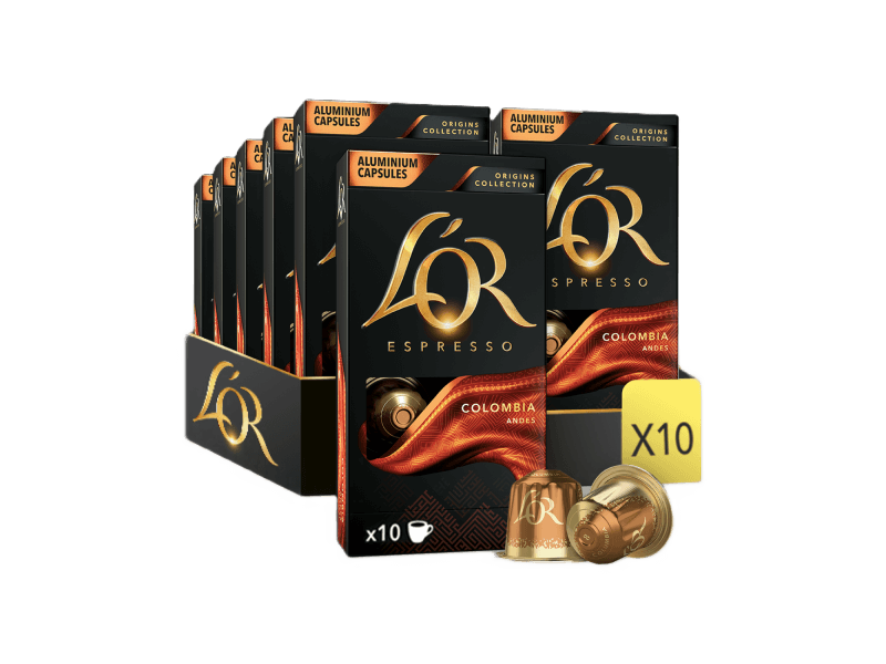 A pack of NCC capsules LOR Espresso Colombia 10pack