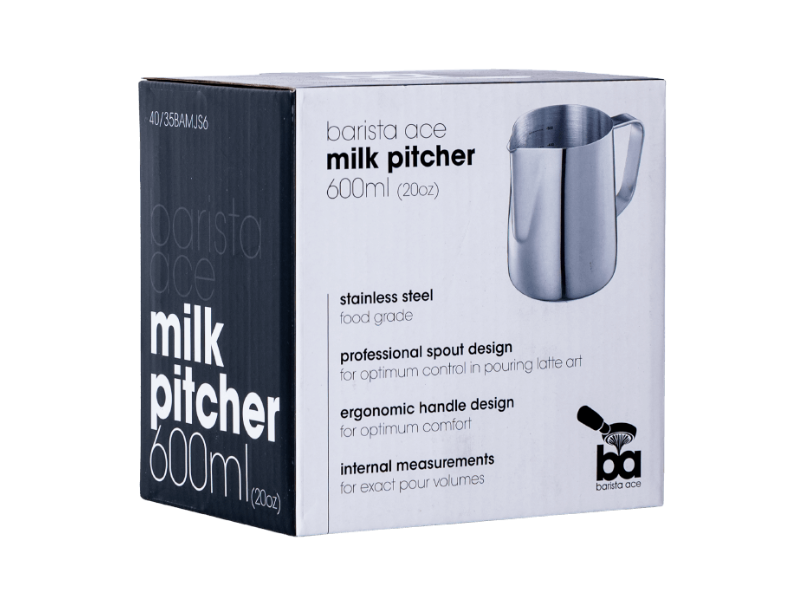 Non Branded Stainless Steel Milk Jug 350ml x 1pc