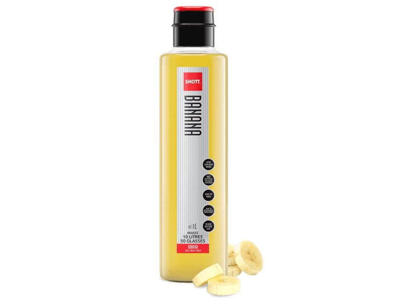 Shott Syrup Banana 1L 4060229 FOB PDP
