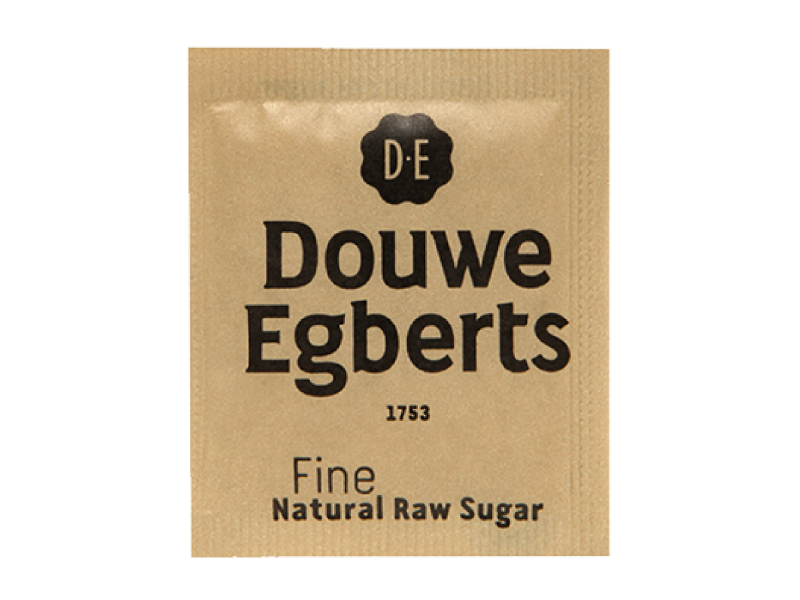 DE RAW SUGAR SINGLE SERVE SACHET X 2000