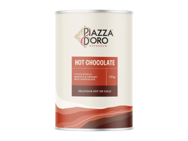 PIAZZA D'ORO HOT CHOCOLATE TIN 1.5KG