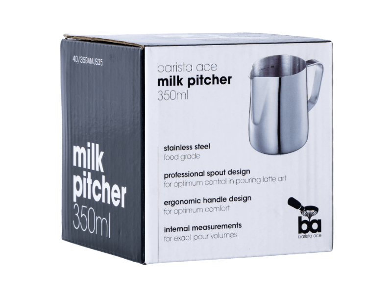 Non Branded Stainless Steel Milk Jug 350ml x 1pc