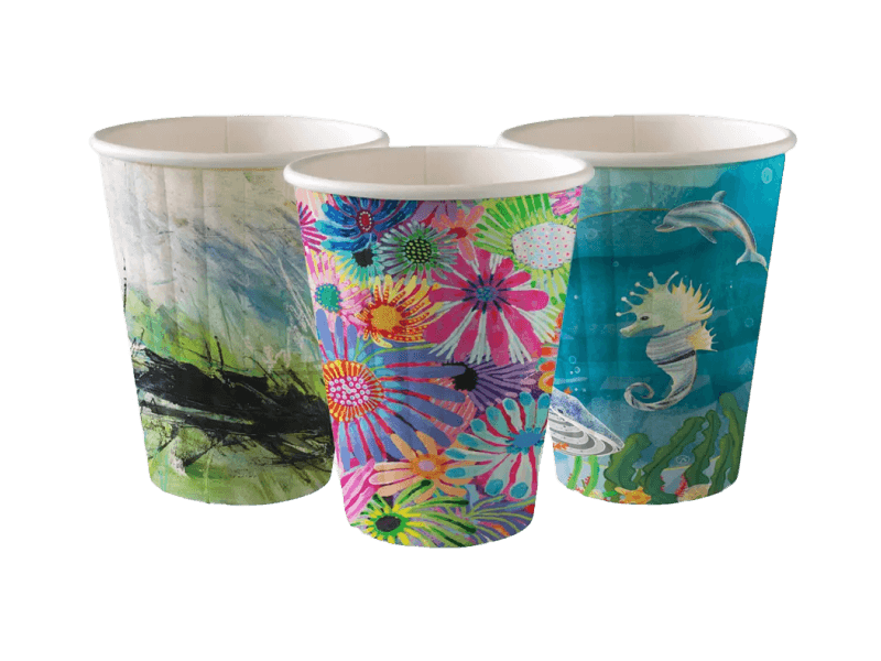 255ml / 8oz (80mm) Art Series Double Wall BioCup 4060522
