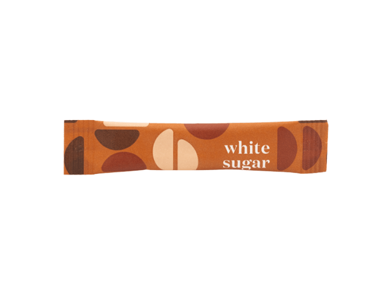 Cafe Style White Sugar Sticks 1672798
