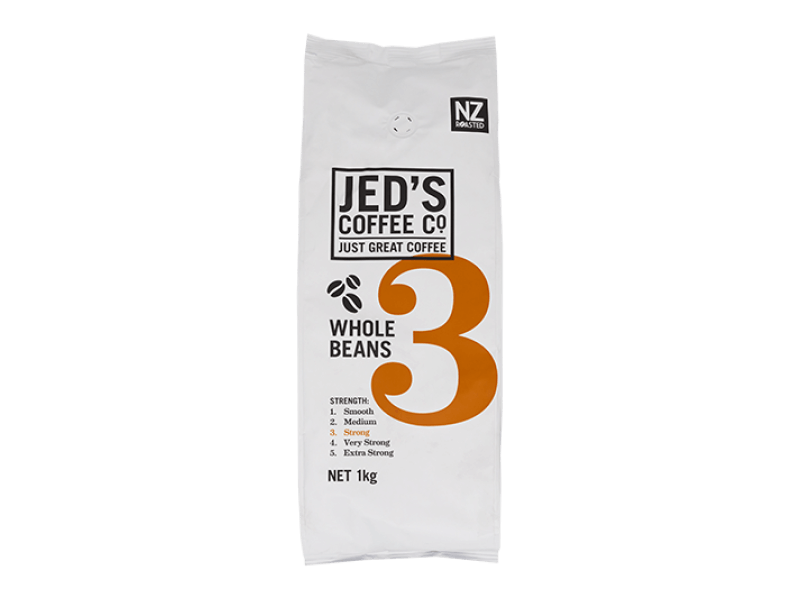 Jed's Coffee Co. No. 3 Strong Coffee Beans 1kg 1671999