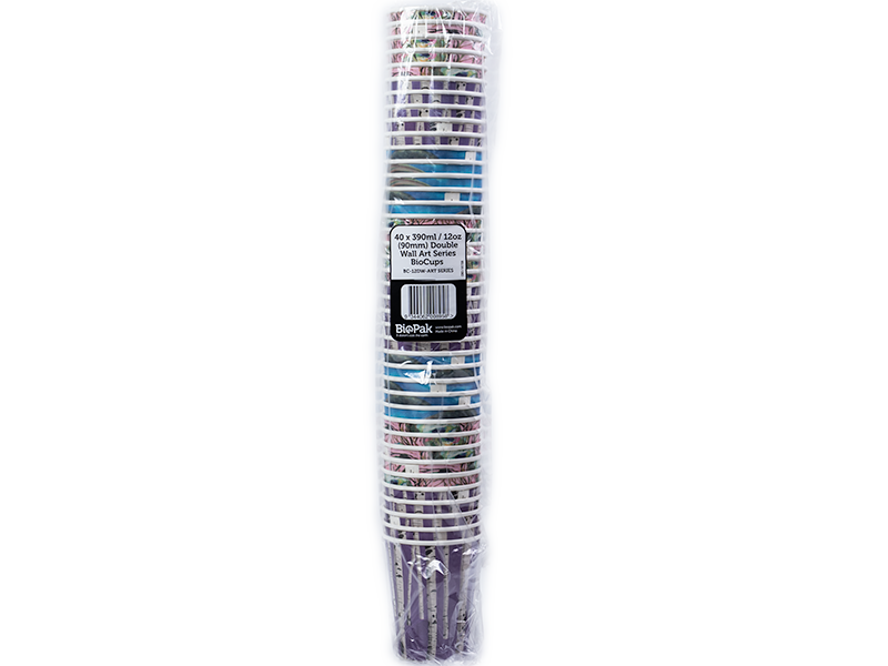 NONBR CUP BIO PAP ART DW 12OZ 40PCX25 4060523 - PDP 1