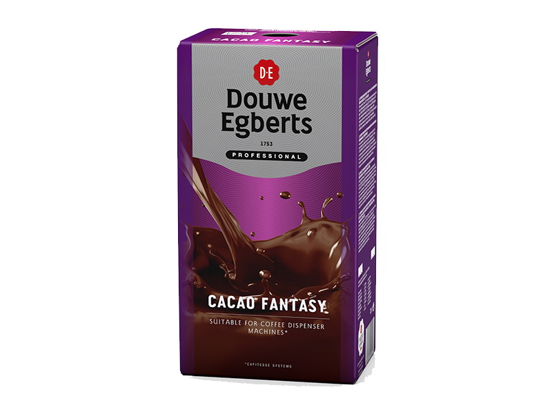 a pack of douwe egberts cacao fantasy liquid