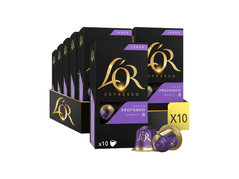 10 pack of L'OR espresso profondo capsules